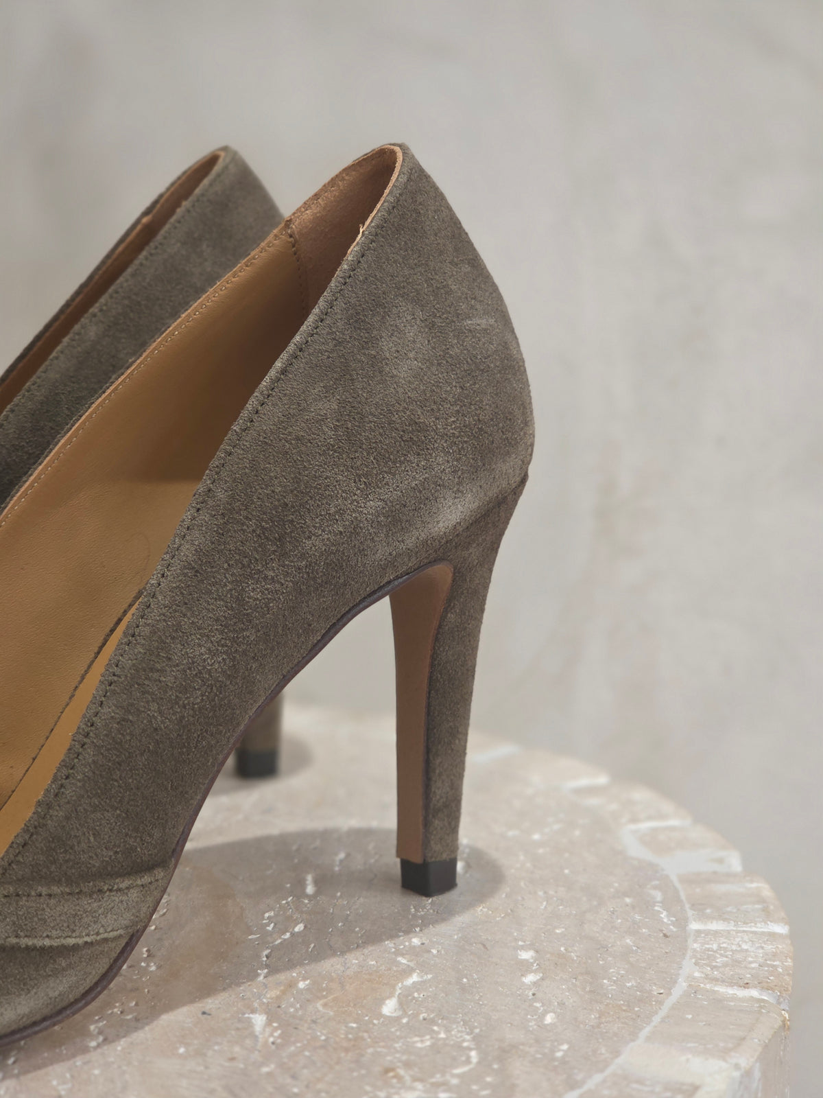 Escarpins n° 117 kaki