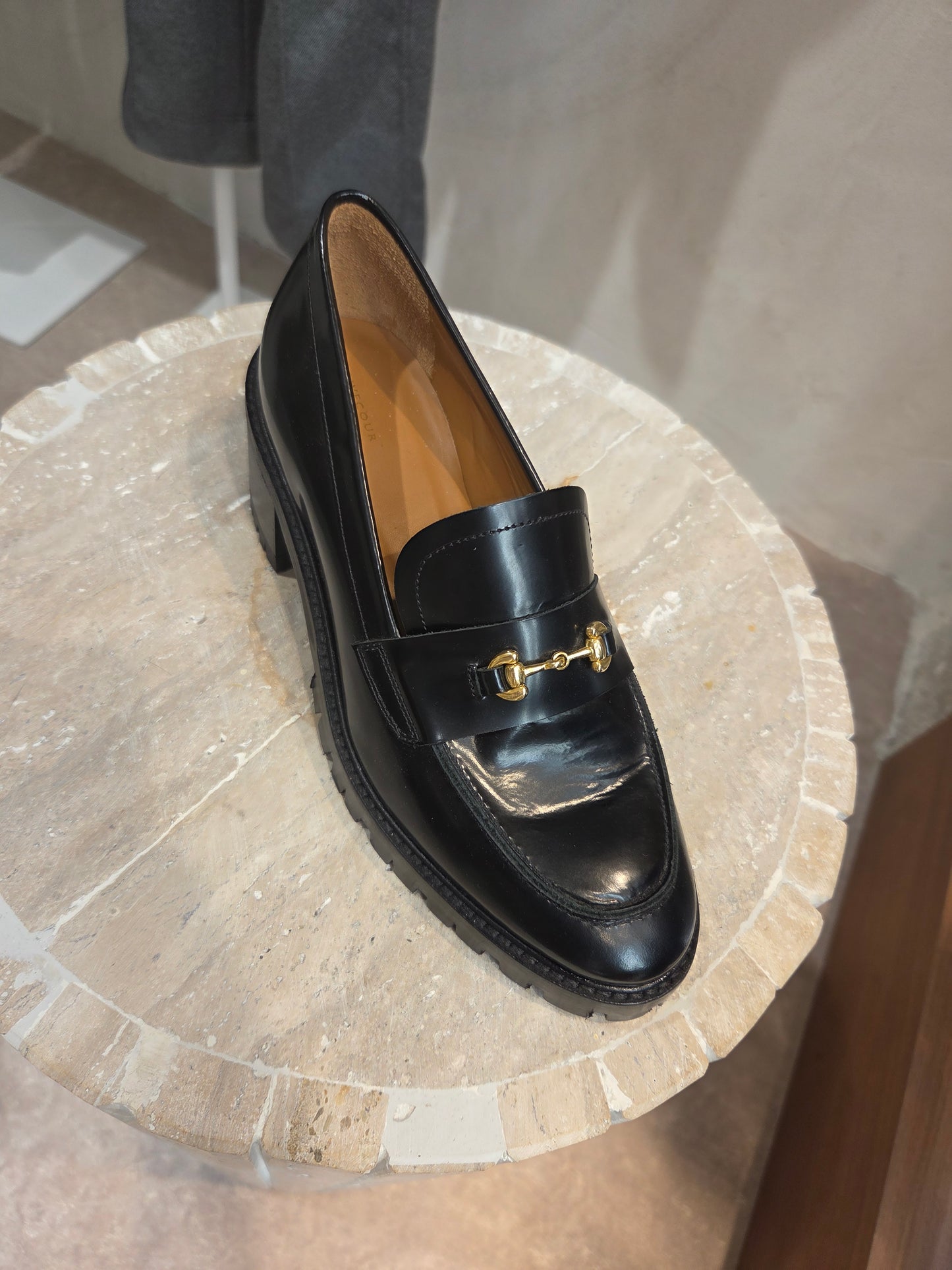Mocassins n°84 - Cuir polido - Noir