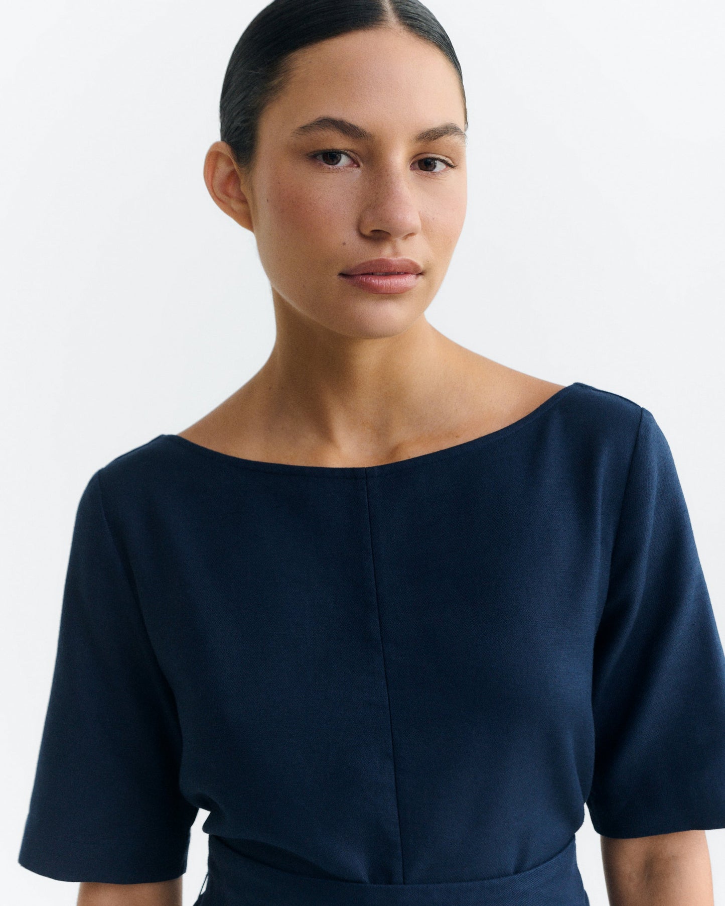 Robe Kieran bleu marine