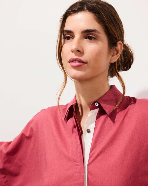 Robe chemise Marcel terracotta