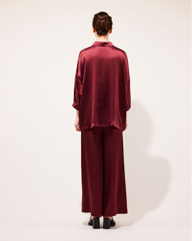 Chemise Manon Bordeaux