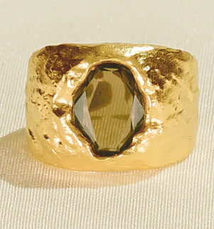 Bague CARMEN VERT FONCE